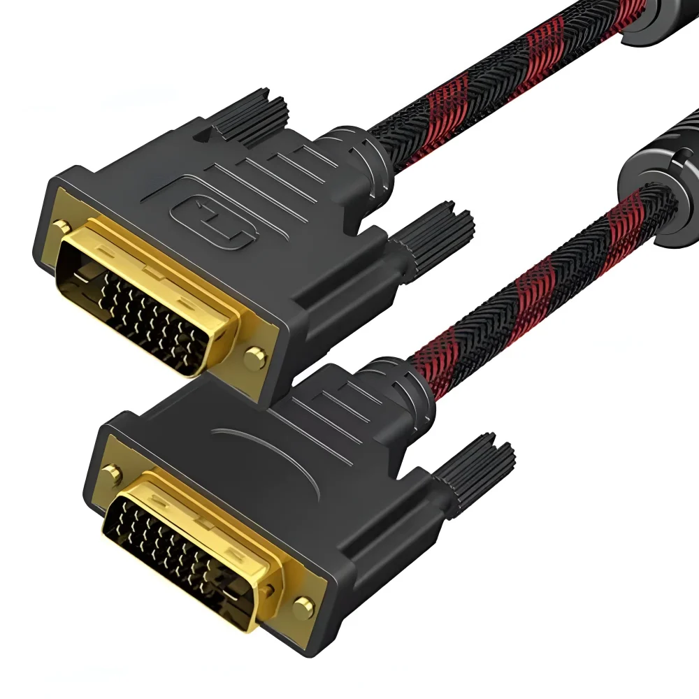 کابل تصویری DVI برند E-NET با طول ۱۵۰ سانتی متر