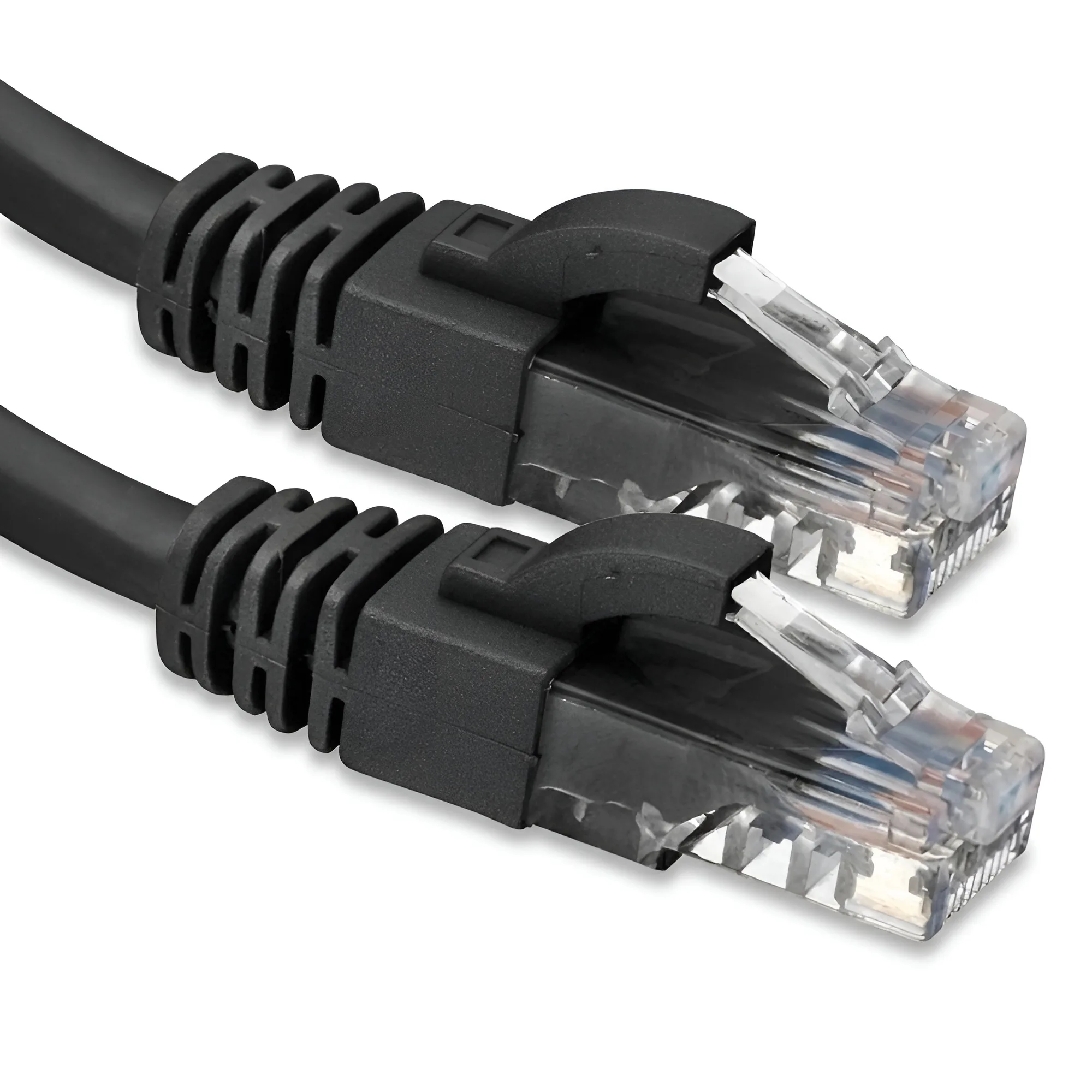 کابل شبکه بلدن مدل CAT6 با طول ۱۵ متر و سوکت شبکه در دو طرف