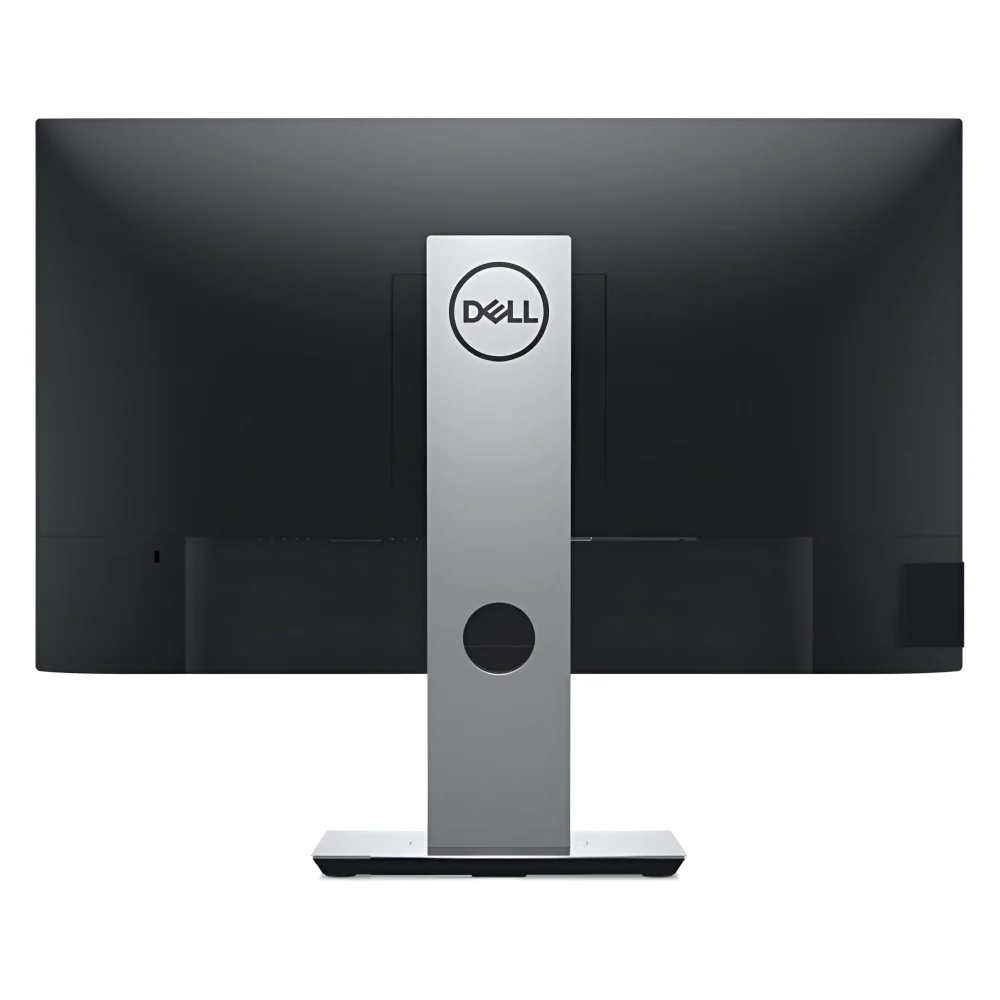 نمای پشتی مانیتور دل استوک Dell P2419H با پایه قابل تنظیم ارتفاع و چرخش ۳۶۰ درجه نیکوئیان