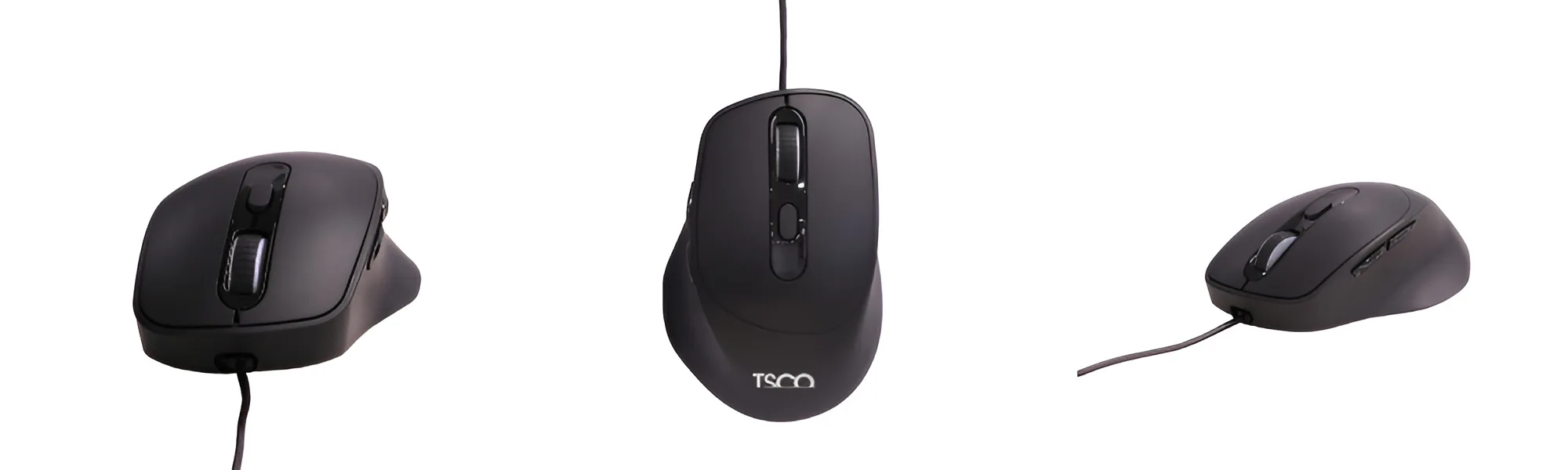 فرم بدنه و طراحی ارگونومیک ماوس با سیم تسکو TM309