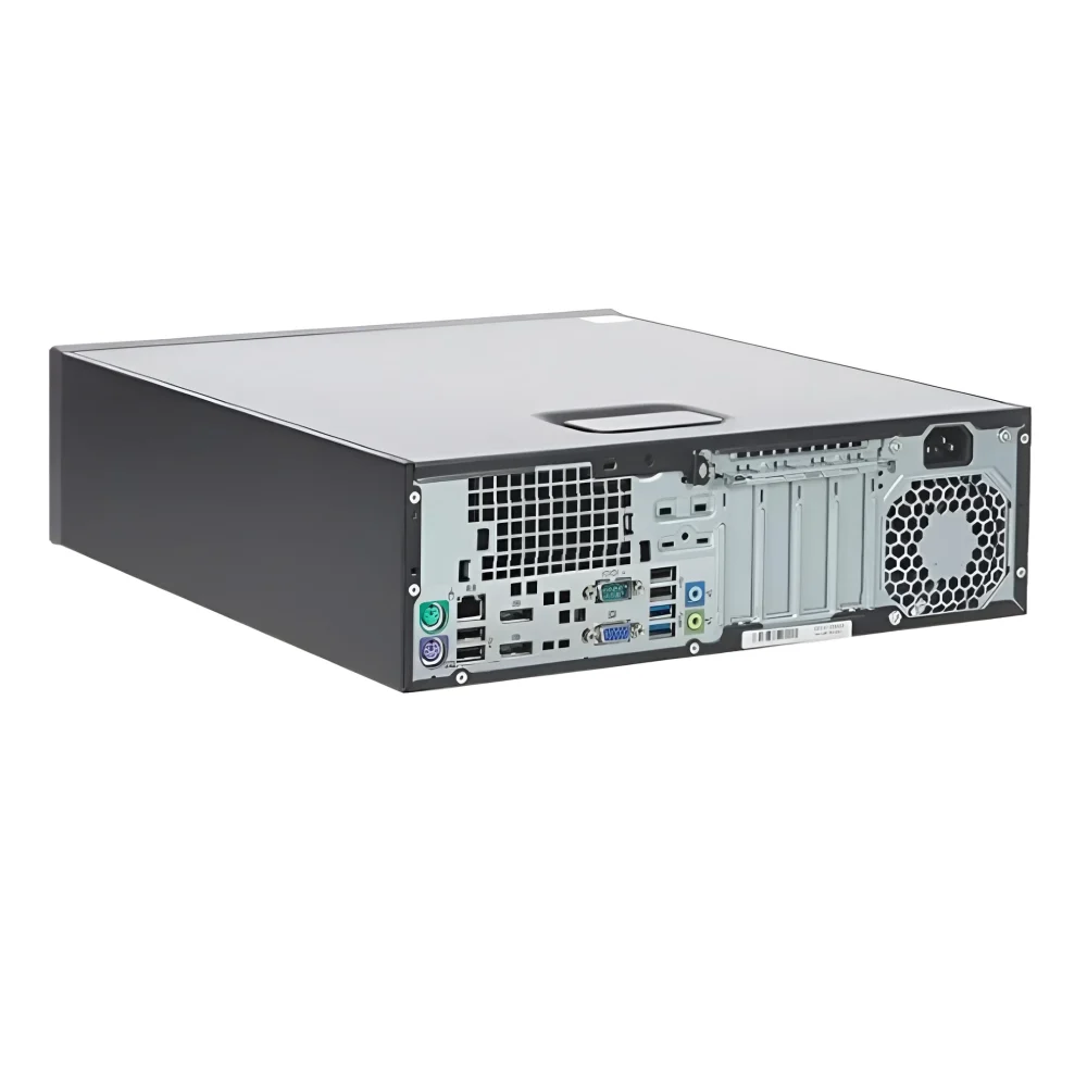 نمای پشت و پورت های مینی کیس استوک اچ پی core i5 نسل 4