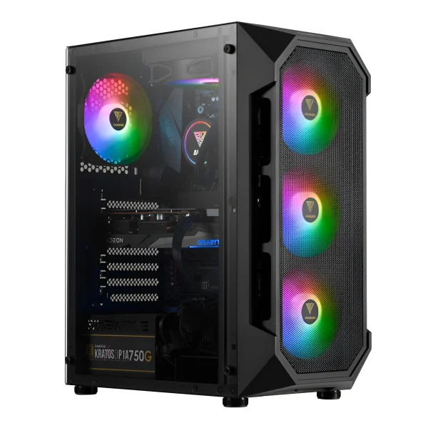 کیس گیمینگ GamDias AURA GC1 Elite ARGB با طراحی مدرن