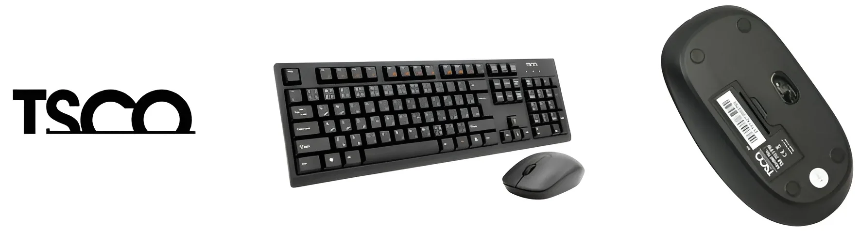 ست کیبورد و ماوس بی‌سیم تسکو مدل TKM 7019W