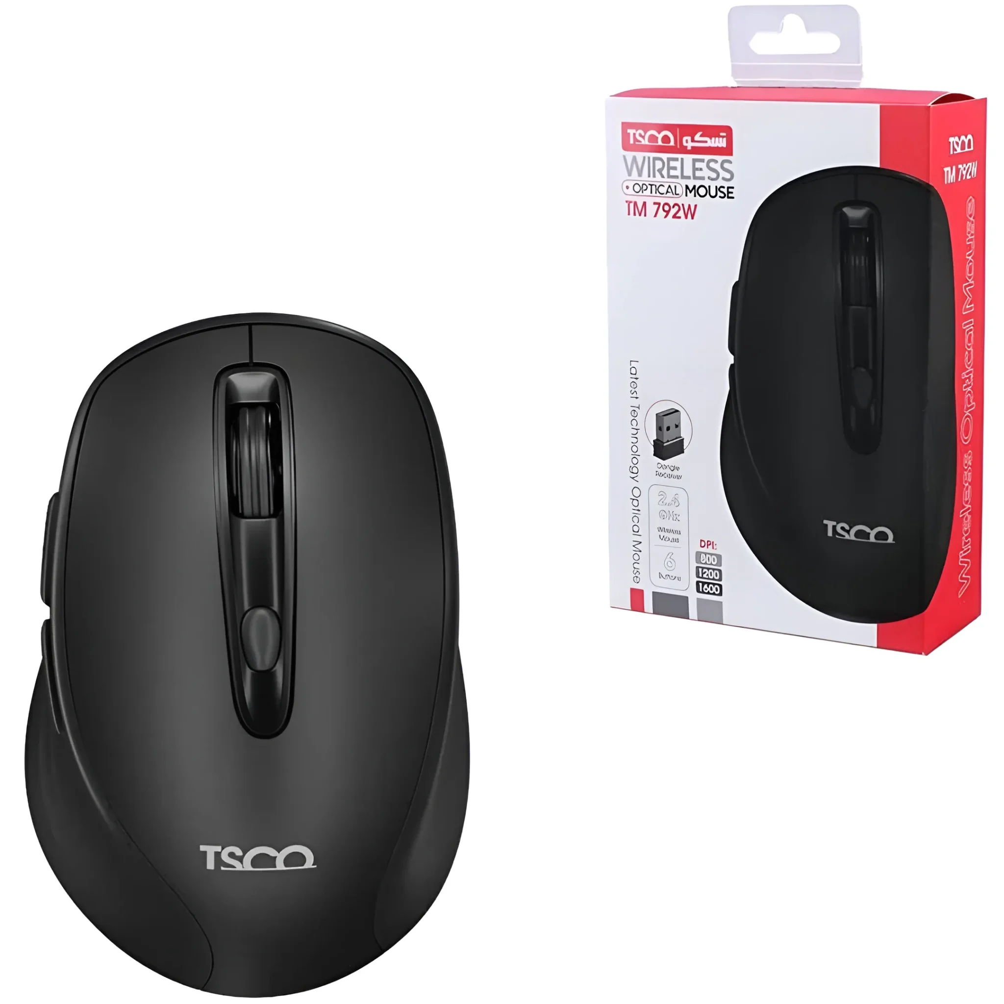 ماوس بی‌سیم تسکو مدل TM-792W مناسب استفاده روزمره
