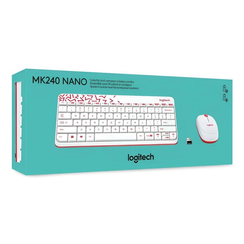 ست ماوس و کیبورد لاجیتک Logitech MK240 همراه جعبه
