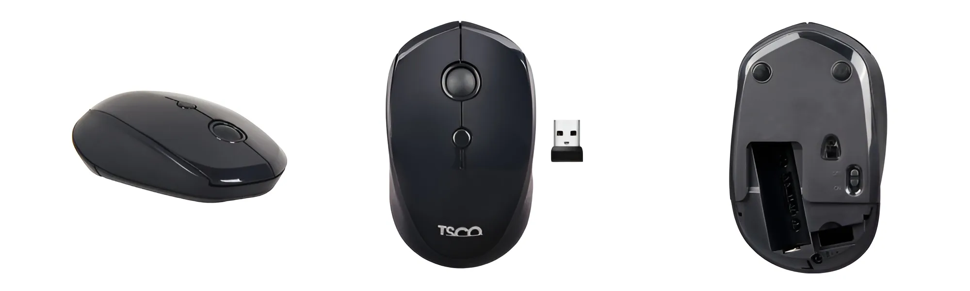ماوس بی سیم تسکو مدل tm729 مناسب استفاده روزمره با طراحی ارگونومیک