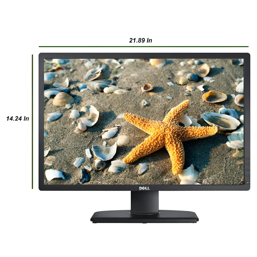 مانیتور Dell U2412M با رزولوشن ۱۹۲۰×۱۲۰۰ و نسبت تصویر ۱۶:۱۰