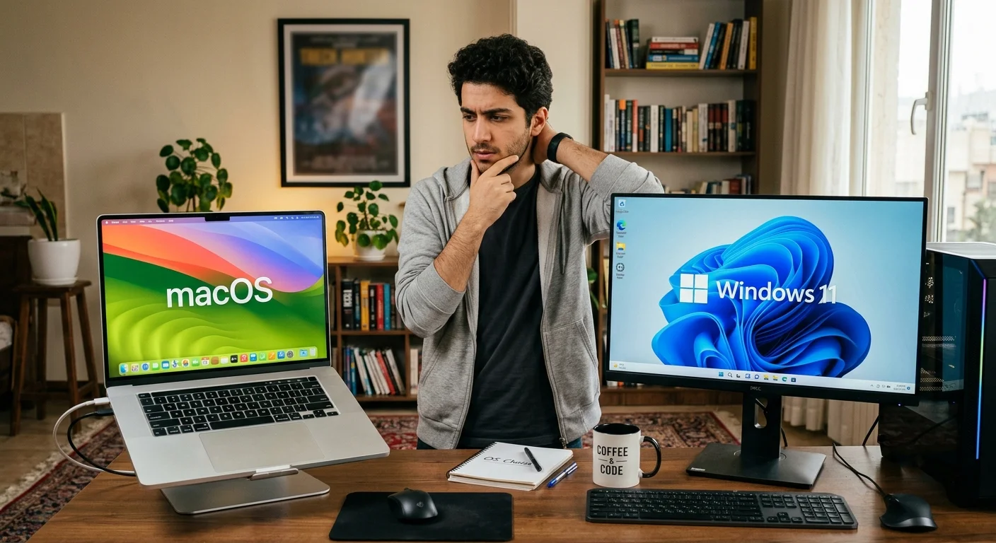 مقایسه سیستم عامل مک و ویندوز. خرید کامپیوتر های مک و ویندوزی از نیکوئیان