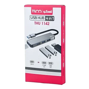 جعبه محصول هاب USB تسکو THU 1142 در نمای کامل