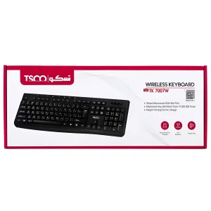 جعبه کیبورد بی سیم تسکو مدل TK 7007W