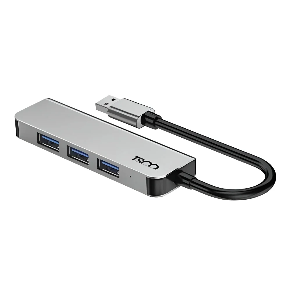 نمای پورت های USB هاب تسکو THU 1142 از زاویه نزدیک