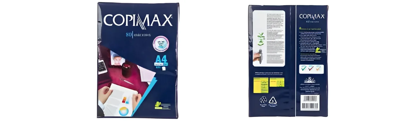 کاغذ Copy Max در اندازه A4 برای استفاده در پرینترهای سازگار