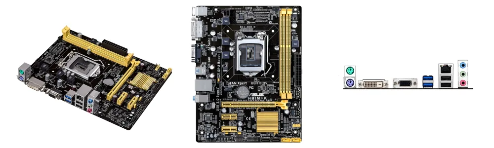 نمای کلی مادربرد ایسوس مدل H81M-K با فرم فاکتور Micro-ATX