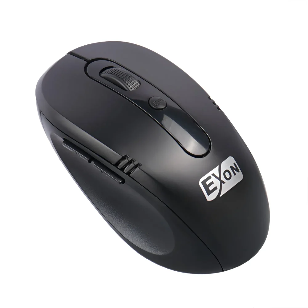 تصویر ماوس بی سیم اکسون مدل G108 با رنگ مشکی