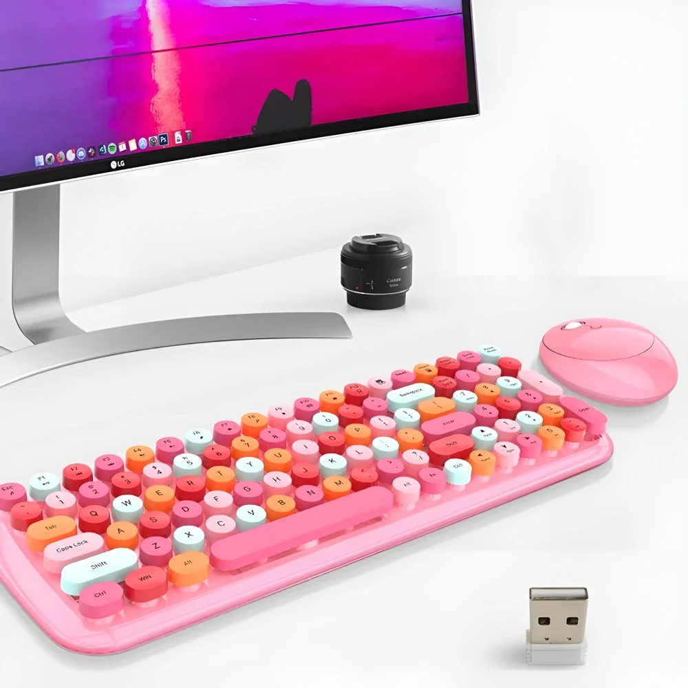 ست صورتی CANDY XR برای استفاده روزانه از کامپیوتر