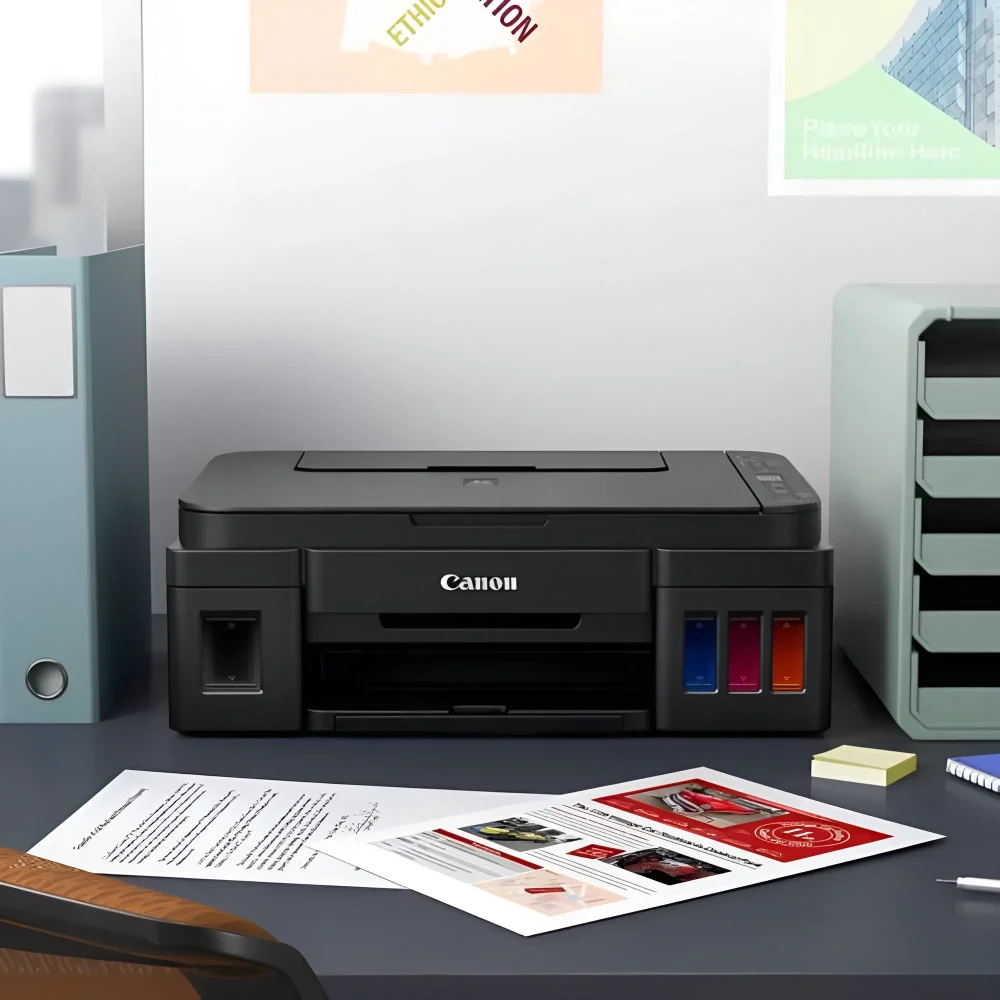 پرینتر خانگی و اداری Canon PIXMA G3410 با قابلیت چاپ، اسکن و کپی رنگی
