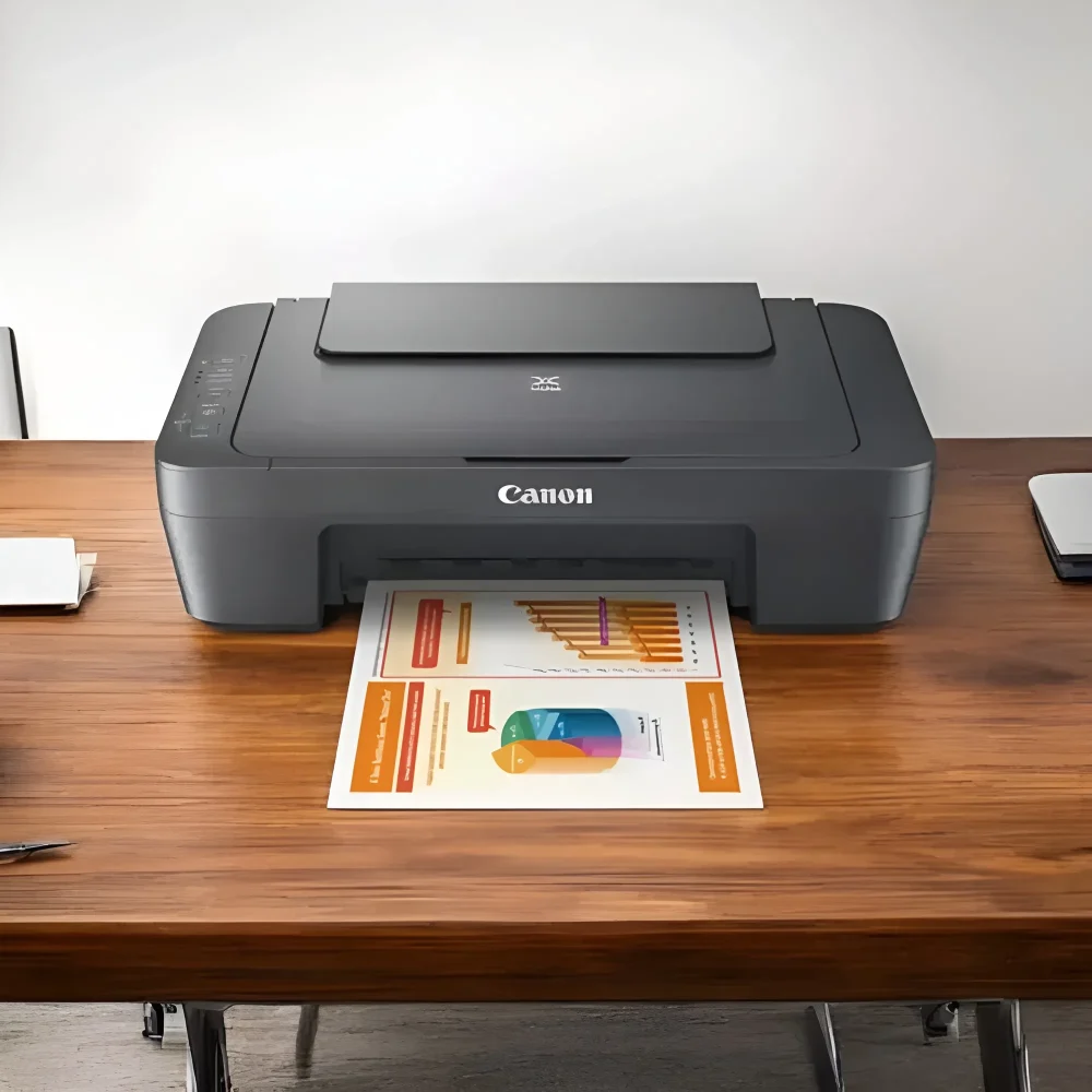 دستگاه چندکاره رنگی Canon MG2541S در محیط کاری