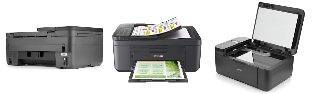 پرینتر چندکاره جوهرافشان کانن Canon PIXMA TR4645 با قابلیت چاپ رنگی، اسکن، کپی و فکس، اتصال بی سیم Wi-Fi و چاپ دوروی خودکار