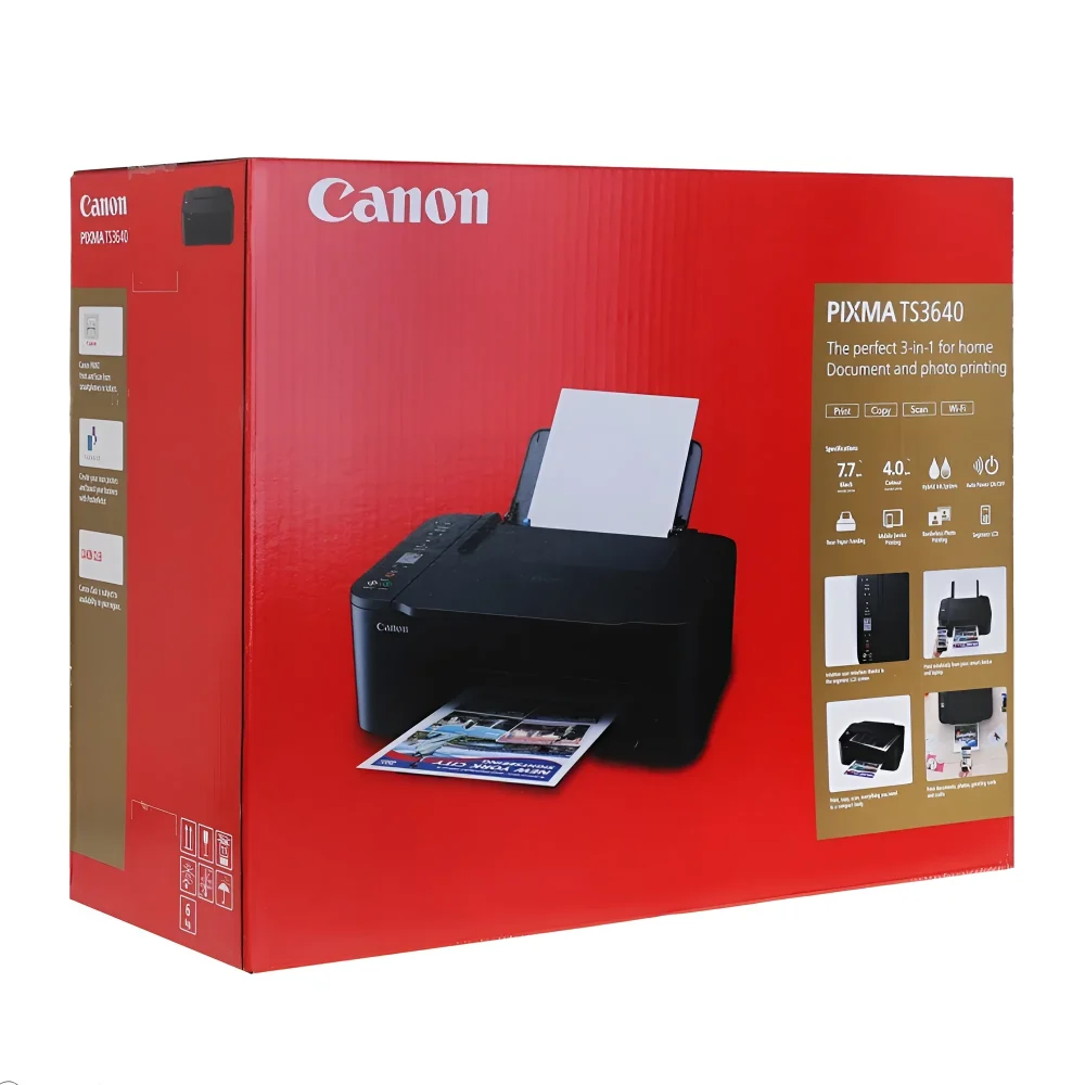 جعبه پرینتر چندکاره جوهرافشان Canon PIXMA TS3640