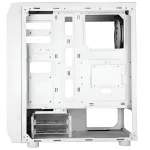 نمای سمت داخلی پشت سینی مادربرد کیس فاطر FG-720W برای مخفی کردن سیم ها و مرتب سازی کابل های کامپیوتر