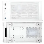 نمای بالایی کیس گیمینگ فاطر FG-720W و فیلتر محافظ در برابر گرد و غبار