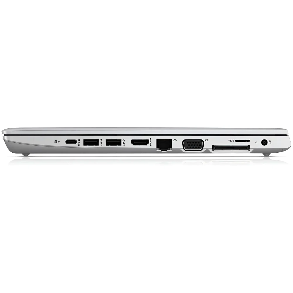 درگاه های ارتباطی لپ تاپ استوک اچ پی مدل HP 650 G4 شامل HDMI، USB 3.0، Type-C و LAN