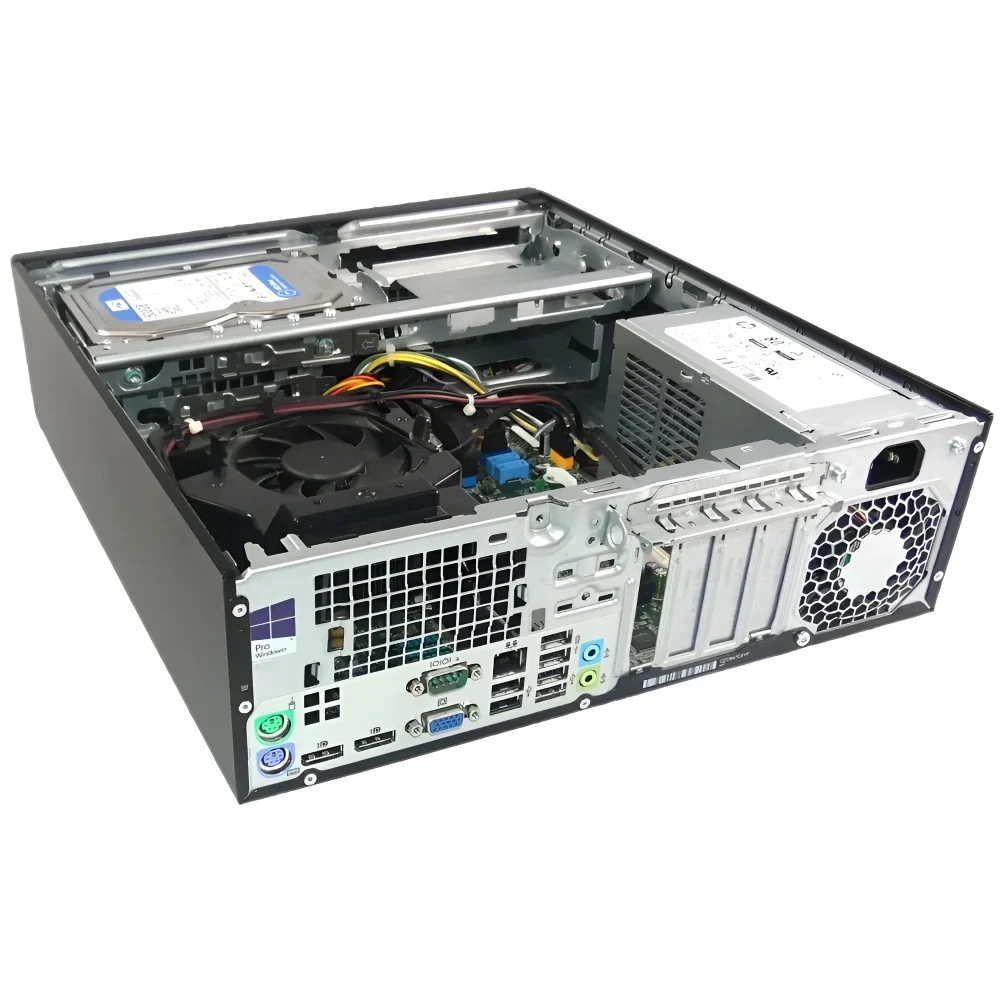 مینی کیس اداری استوک HP EliteDesk 800 G2 با رم DDR4 هشت گیگابایتی و هارد دیسک ۵۰۰ گیگابایت