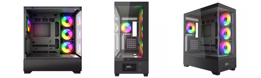 کیس کامپیوتر گیمینگ لاجی کی مدل LK-C674B