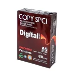 بسته کاغذ A5 کپی SPCI دیجیتال با گرماژ 80 گرم و تعداد 500 برگ