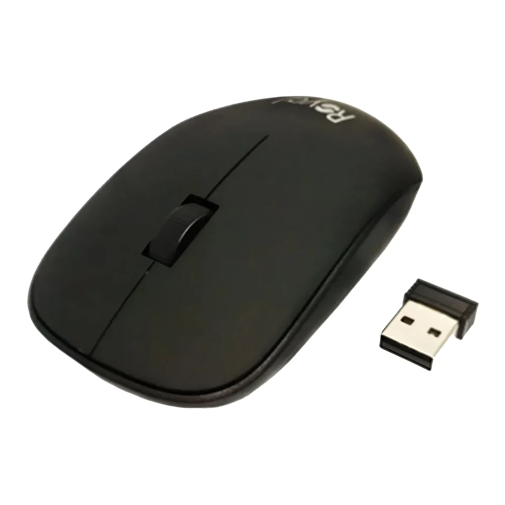 ماوس بی سیم Royal M269 به همراه دانگل USB گیرنده برای اتصال به رایانه، مجهز به سه کلید و سازگار با سیستم عامل های Windows، Mac و Linux
