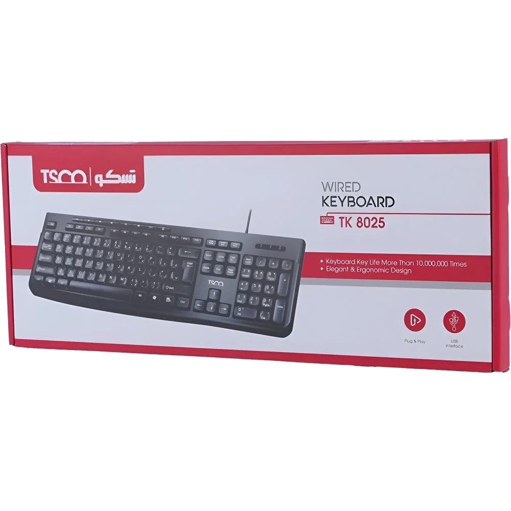 جعبه کیبورد تسکو مدل TK 8025 با تصویر محصول