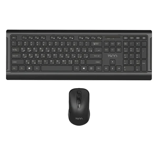 کیبورد و ماوس وایرلس TSCO TKM 7023W مناسب استفاده روزمره در خانه و محل کار