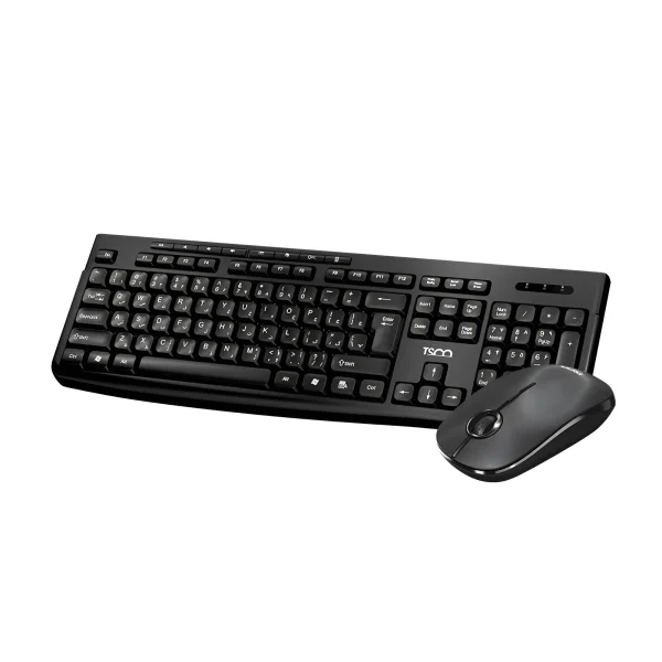 ست بی سیم کیبورد و ماوس تسکو TKM 7027W با کیبورد فول سایز و ماوس اپتیکال