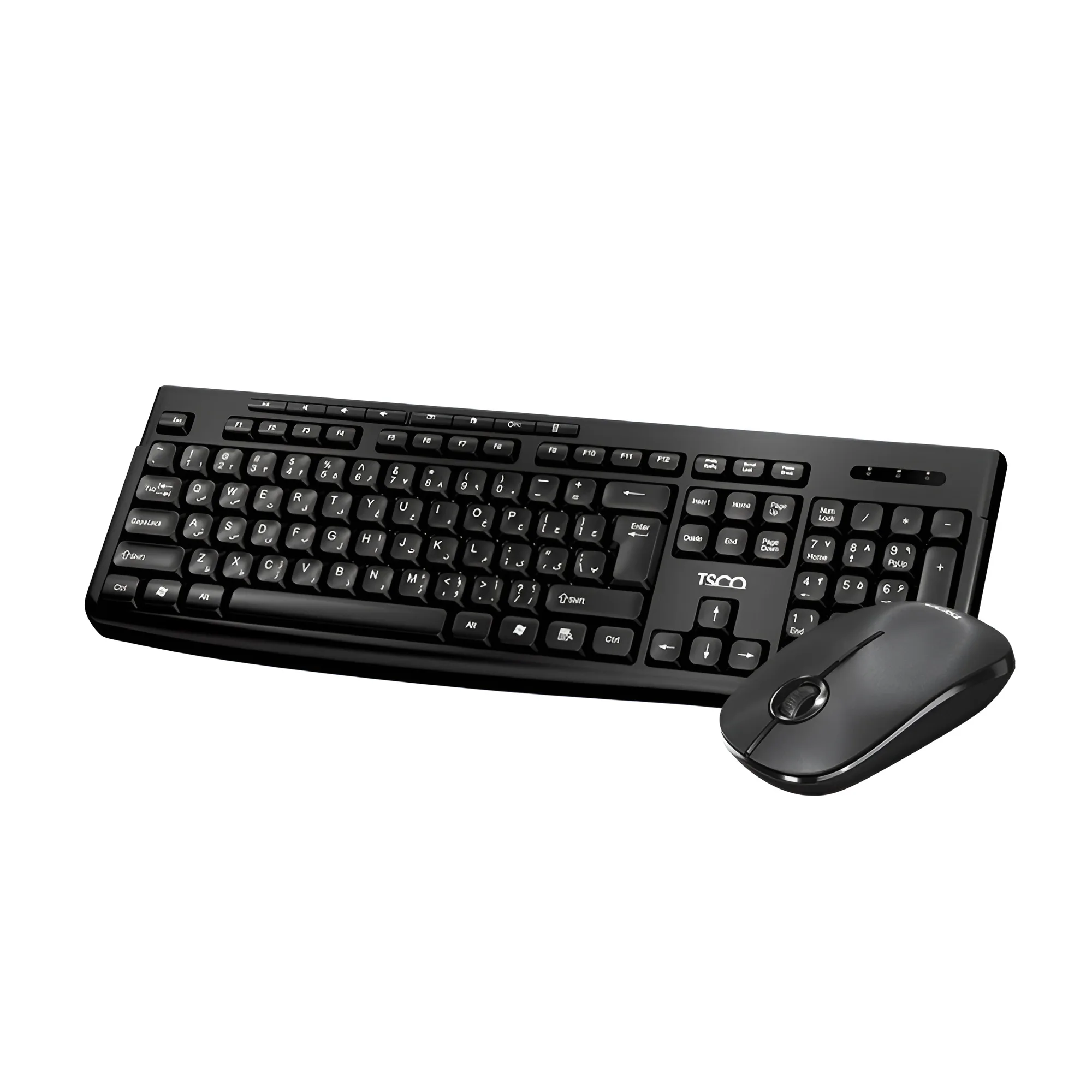 ست بی سیم کیبورد و ماوس تسکو TKM 7027W با کیبورد فول سایز و ماوس اپتیکال