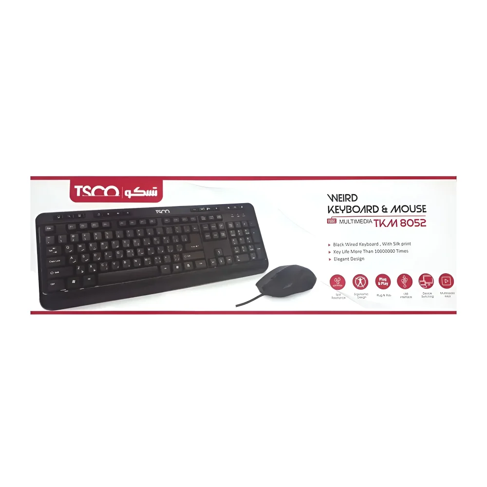 جعبه کیبورد و ماوس تسکو مدل TKM 8052