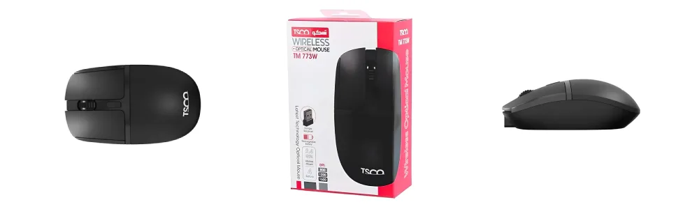 ماوس تسکو TM 773W با طراحی مناسب میز کار خانگی و اداری