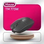 ماوس بی سیم تسکو مدل TM 773W با طراحی متقارن، اتصال 2.4 گیگاهرتز و باتری قابل شارژ