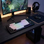 کیبورد تسکو Aphrodite مدل GK 8312 با طراحی گیمینگ و نورپردازی RGB