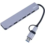 هاب USB 3.0 تسکو مدل THU 1148 با 7 پورت برای اتصال همزمان تجهیزات جانبی