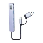 هاب USB تسکو مدل THU 1148 به همراه دو پورت USB Type-C برای اتصال تجهیزات سازگار