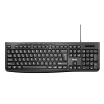کیبورد تسکو مدل TK 8025 با طراحی استاندارد و اتصال USB