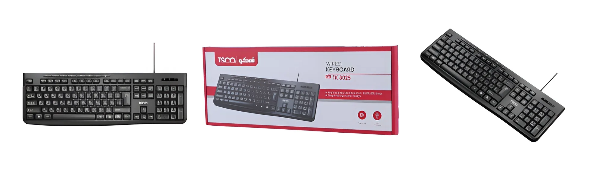 کیبورد تسکو مدل TK 8025 مناسب برای تمامی سیستم عامل ها