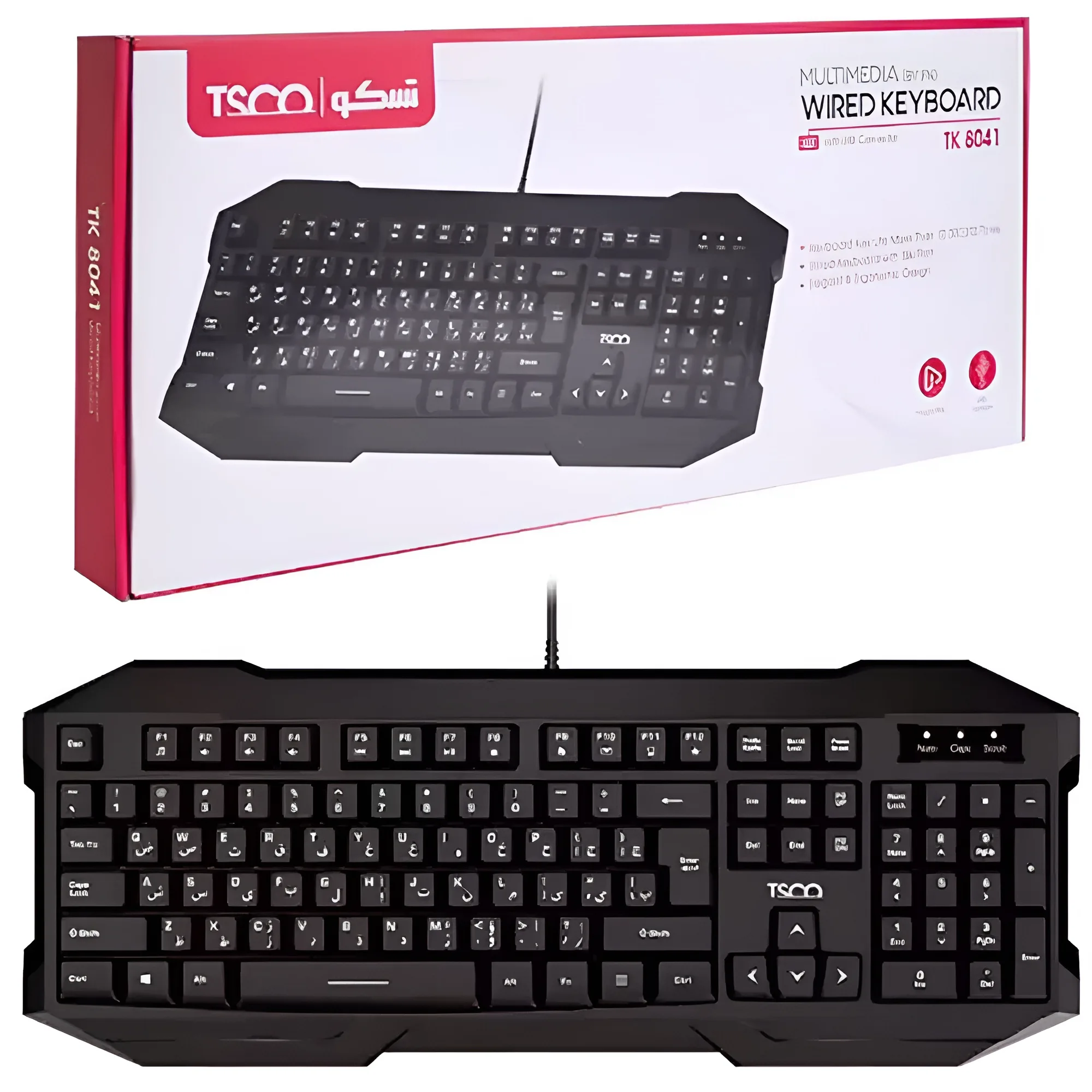 جعبه کیبورد تسکو مدل TK 8041