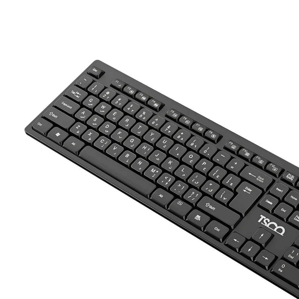 صفحه کلید تسکو مدل TK 8072 با حروف فارسی حک شده