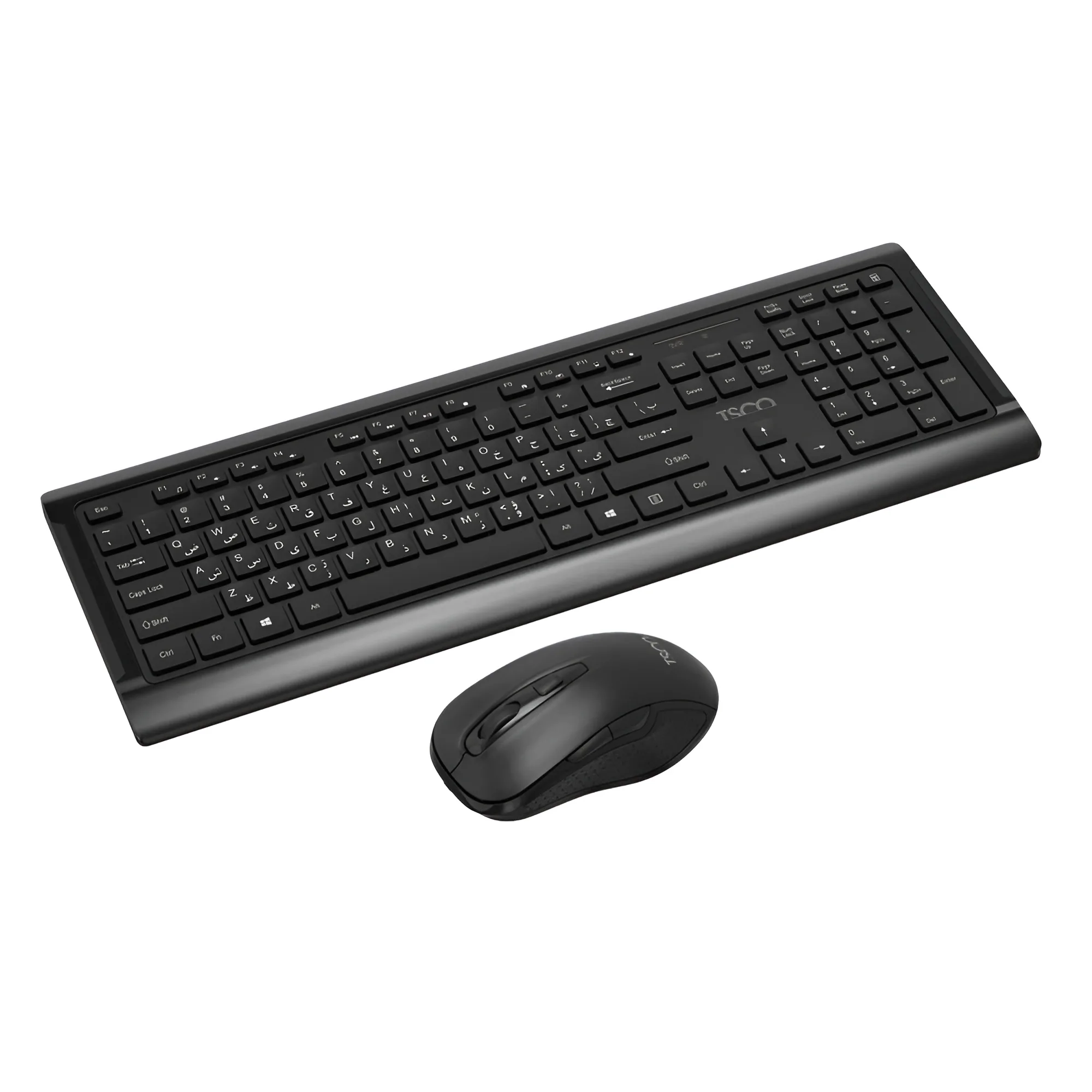 ست کیبورد و ماوس بی سیم تسکو مدل TKM 7023W با اتصال 2.4 گیگاهرتز و دانگل USB