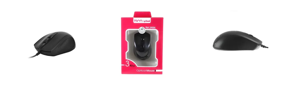 ماوس با سیم تسکو مدل TM 290N مناسب استفاده روزمره و اداری