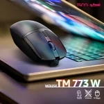 ماوس تسکو TM 773W با بدنه جمع و جور، حسگر اپتیکال، کلیدهای کم صدا و دانگل USB