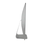 نمای جانبی آی مک اپل استوک 22 اینچ مدل iMac A1418 با نمایش ضخامت بدنه و طراحی باریک دستگاه